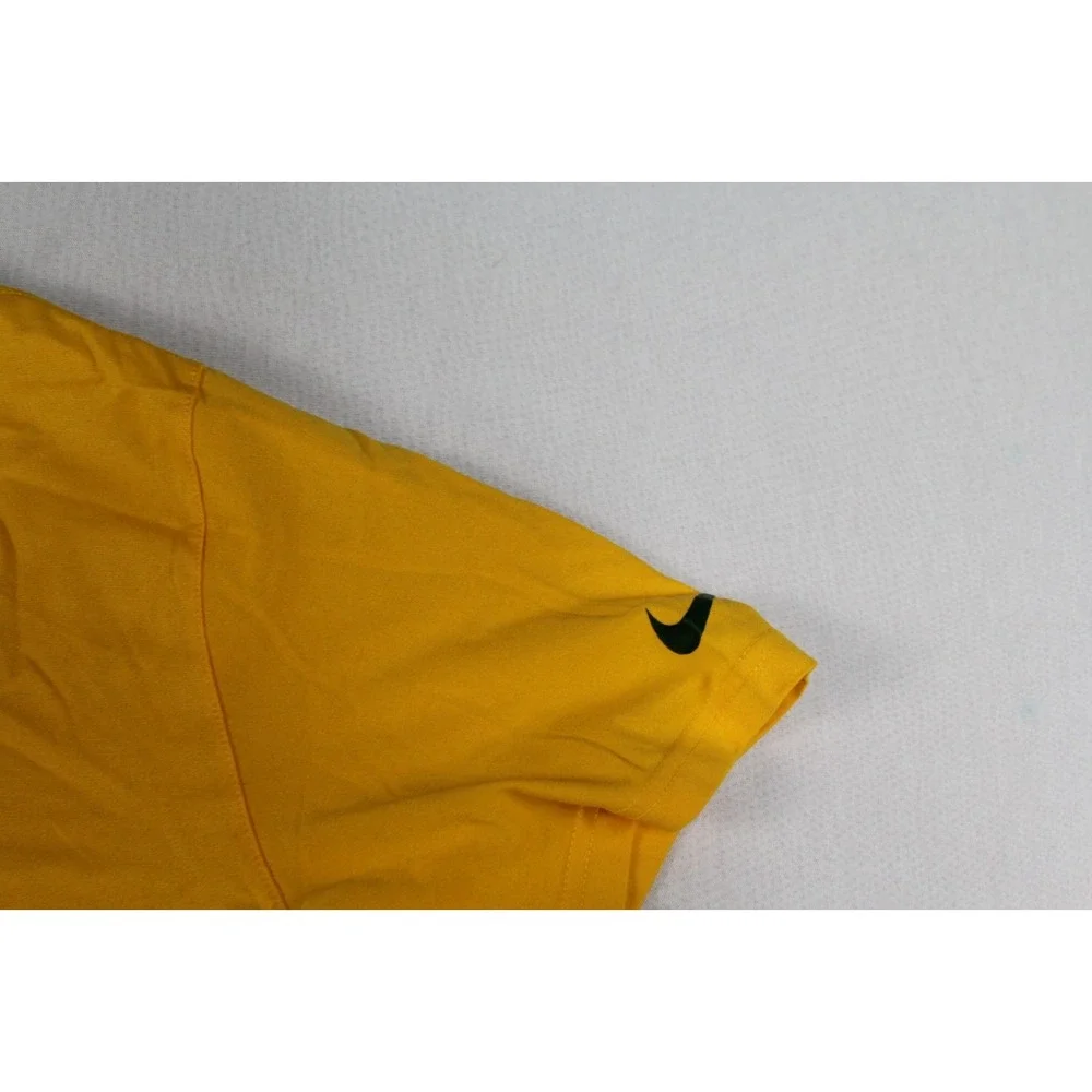 The Nike Yellow Men Shirt Packers Spell Out Dri Fit Training Equipment Large